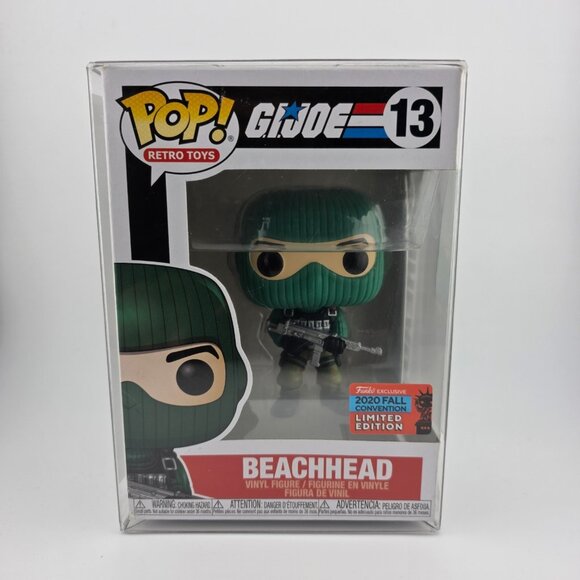 Funko Pop! Retro Toys: G.I. Joe #13 Beachhead Limited Edition Vinyl Figure NEW - Picture 1 of 5